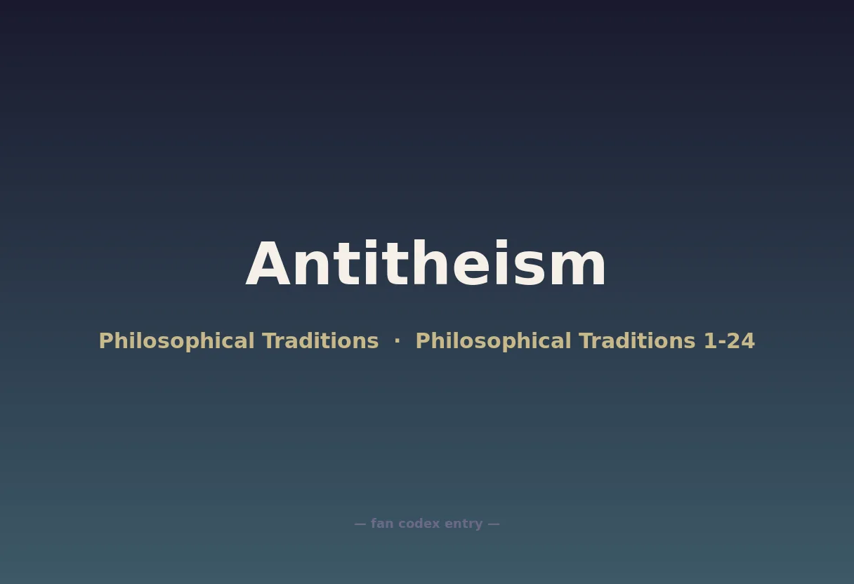 Antitheism