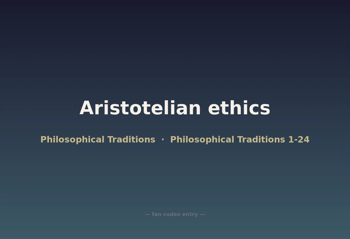 Aristotelian ethics