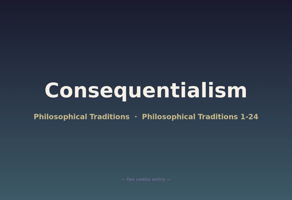 Consequentialism