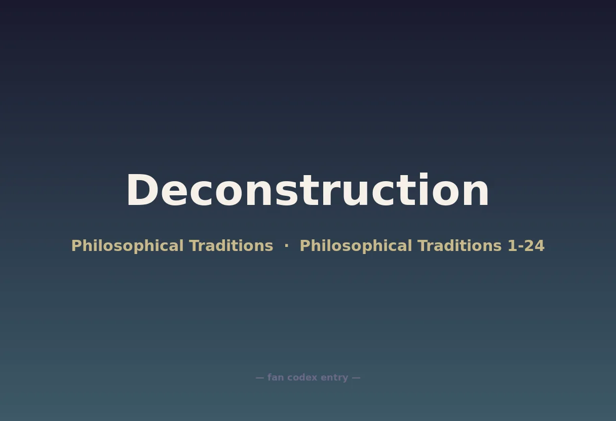 Deconstruction